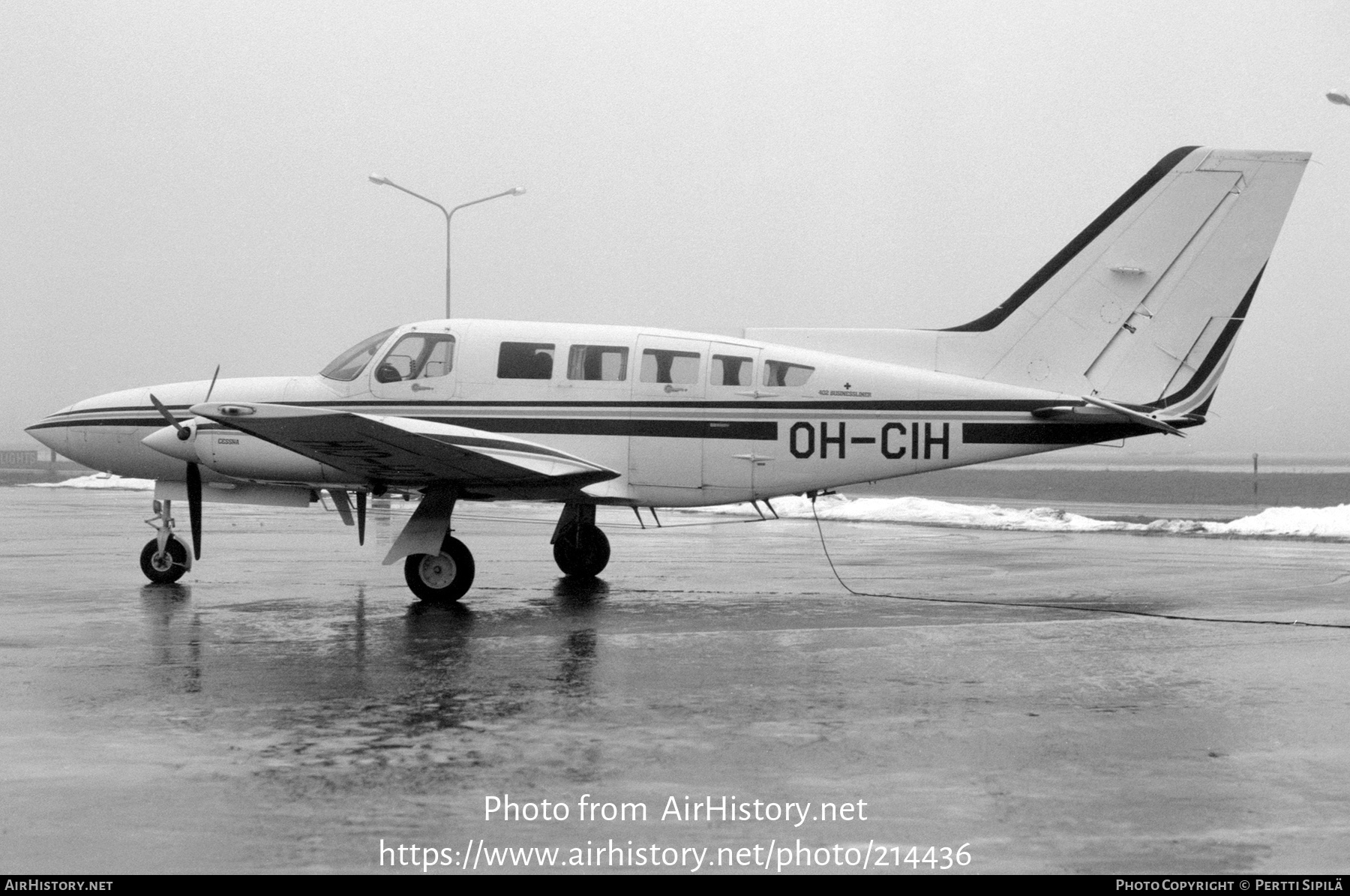 Aircraft Photo of OH-CIH | Cessna 402C Businessliner | AirHistory.net #214436