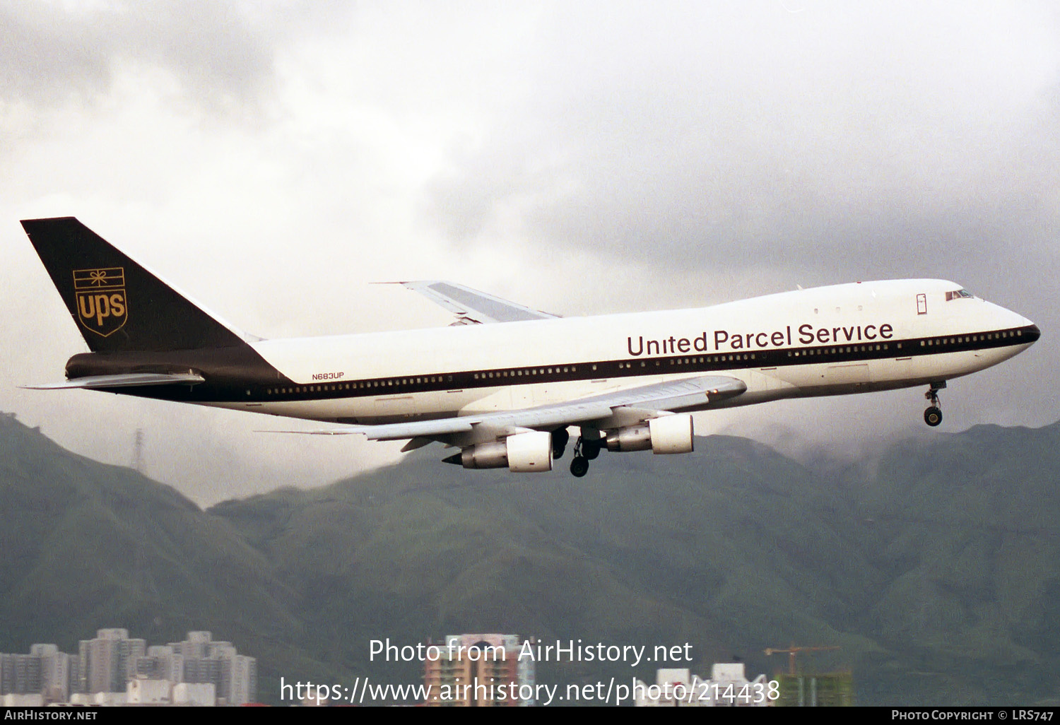 Aircraft Photo of N683UP | Boeing 747-121(A/SF) | United Parcel Service - UPS | AirHistory.net #214438