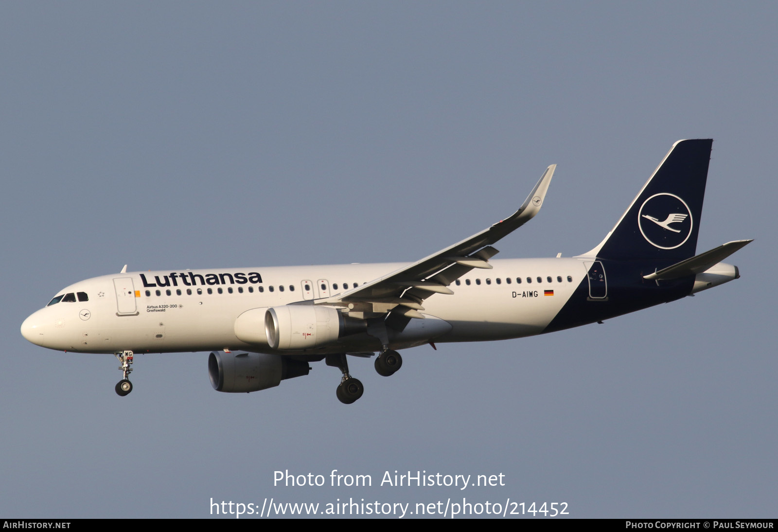 Aircraft Photo of D-AIWG | Airbus A320-214 | Lufthansa | AirHistory.net #214452