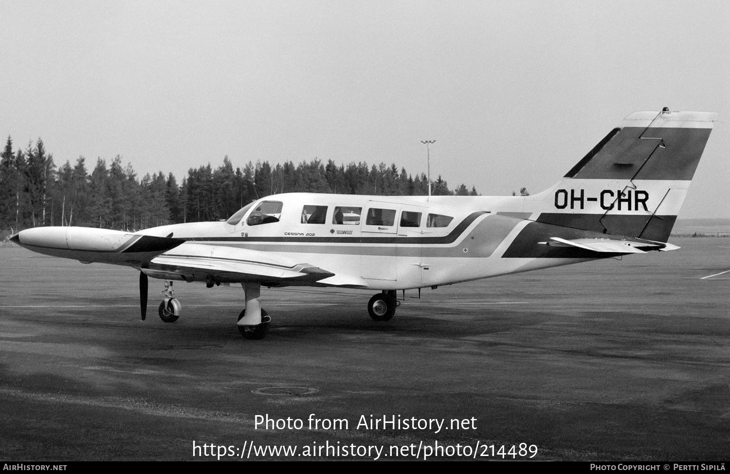 Aircraft Photo of OH-CHR | Cessna 402B Businessliner | Wasawings | AirHistory.net #214489