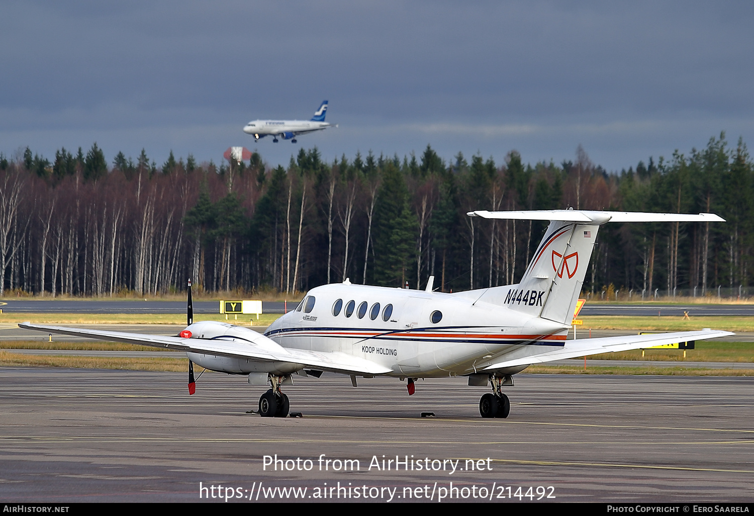 Aircraft Photo of N444BK | Beech B200 Super King Air | Koop Holding | AirHistory.net #214492