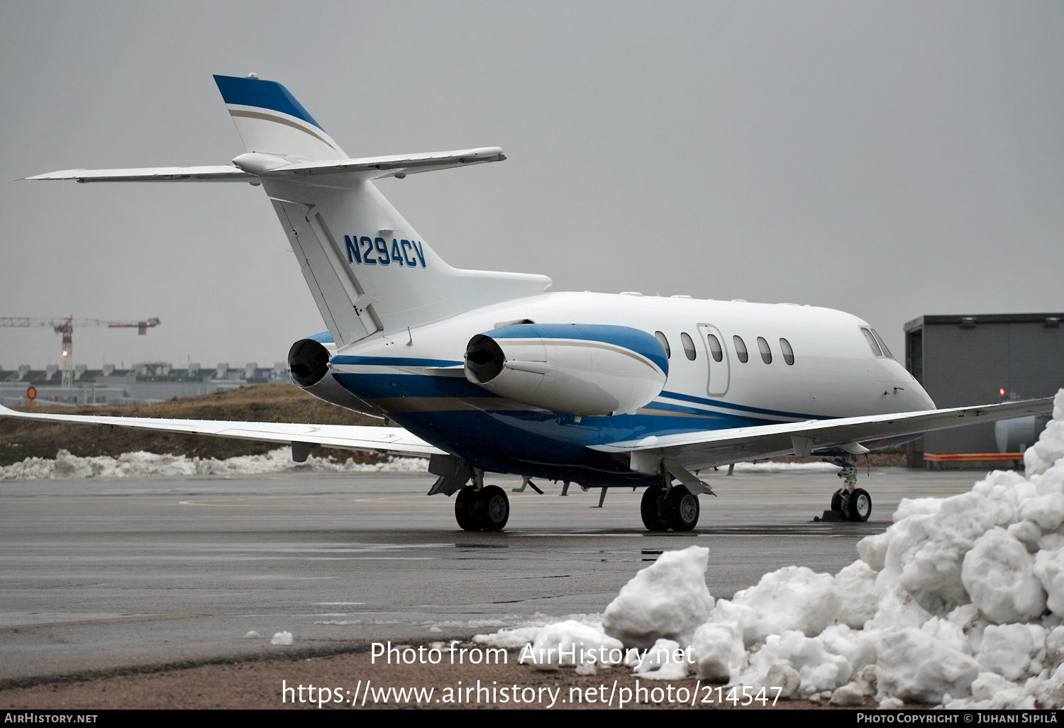 Aircraft Photo of N294CV | Raytheon Hawker 800XP | AirHistory.net #214547