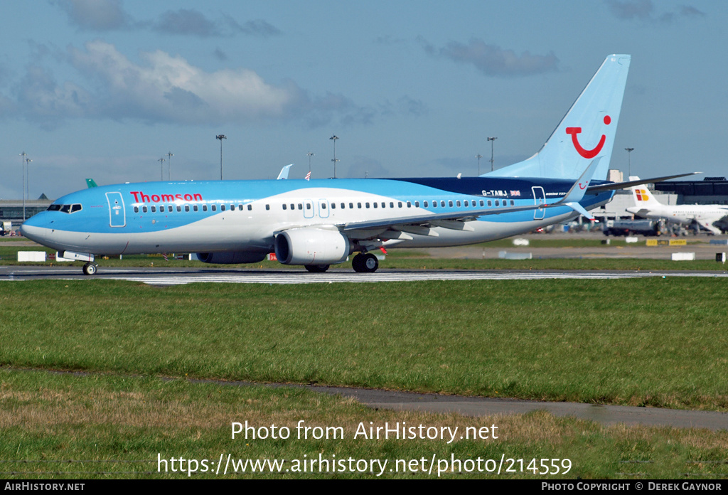 Aircraft Photo of G-TAWJ | Boeing 737-8K5 | Thomson Airways | AirHistory.net #214559