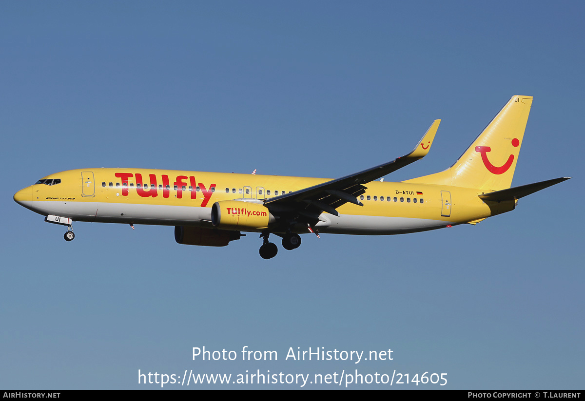 Aircraft Photo of D-ATUI | Boeing 737-8K5 | TUIfly | AirHistory.net #214605