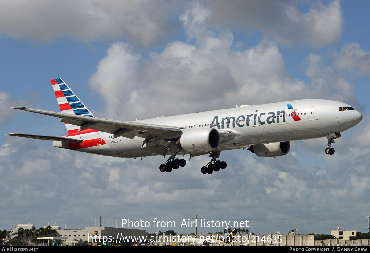 Aircraft Photo of N788AN | Boeing 777-223/ER | American Airlines | AirHistory.net #214635