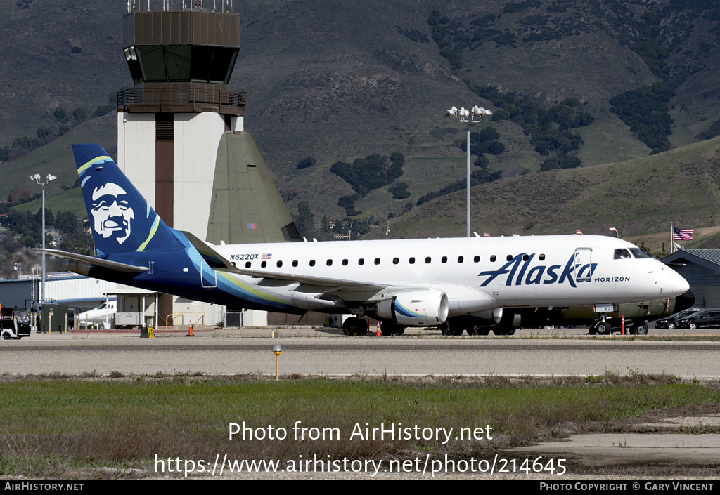 Aircraft Photo of N622QX | Embraer 175LR (ERJ-170-200LR) | Alaska Airlines | AirHistory.net #214645