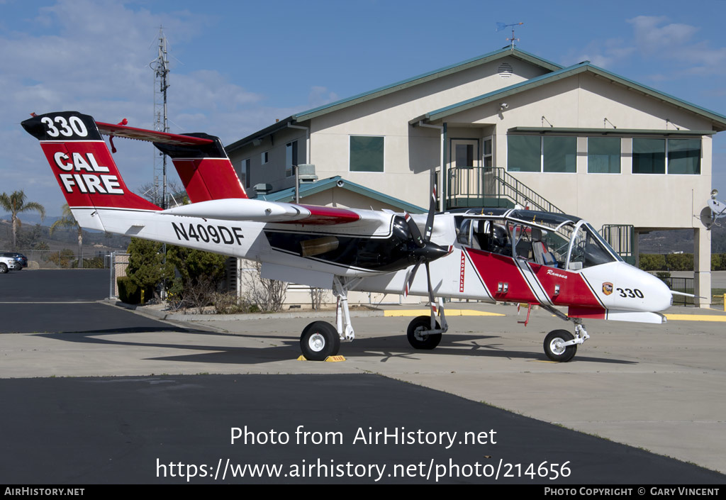 Aircraft Photo of N409DF | North American Rockwell OV-10A Bronco | Cal Fire - California Department of Forestry & Fire Protection | AirHistory.net #214656