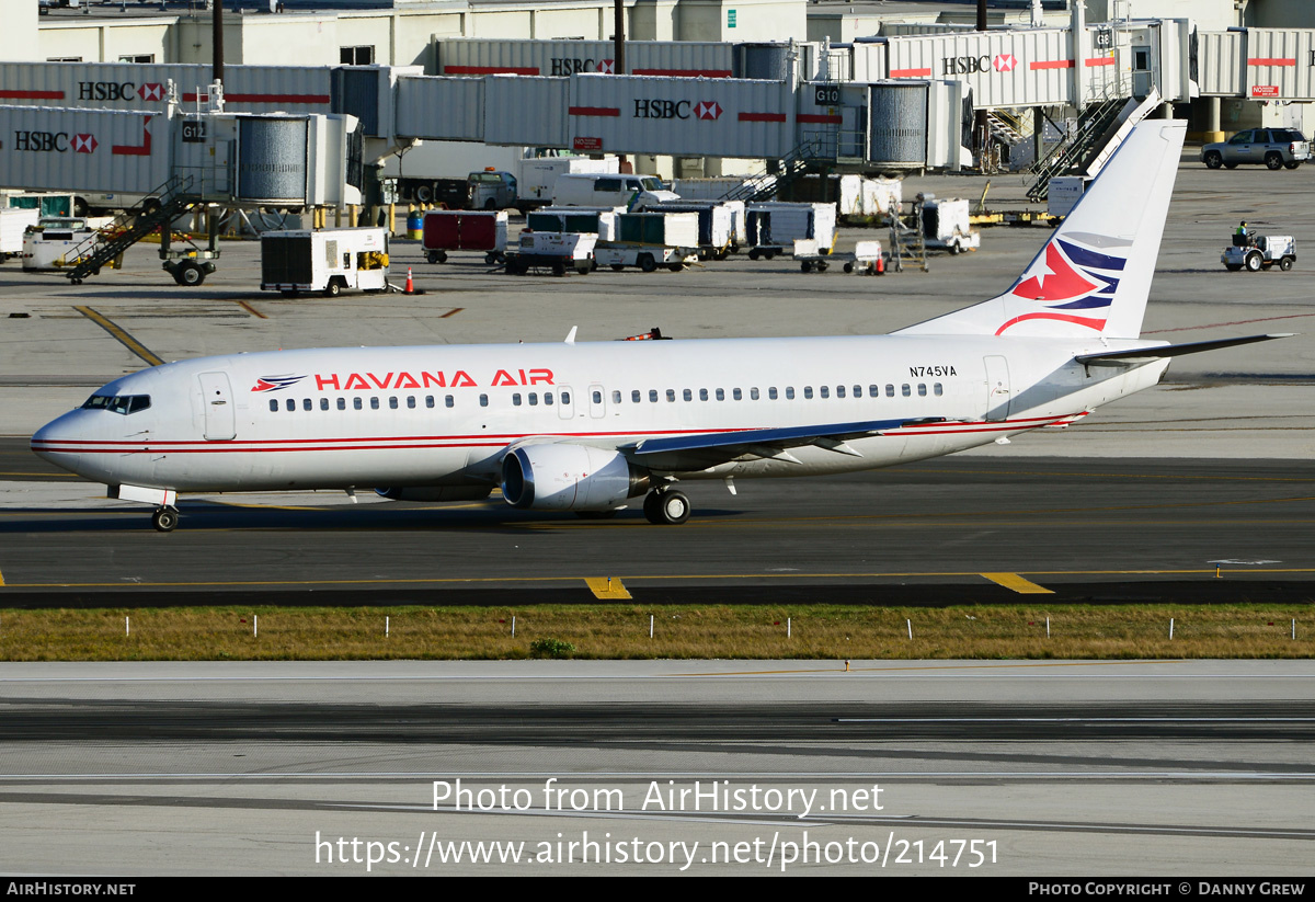 Aircraft Photo of N745VA | Boeing 737-405 | Havana Air | AirHistory.net #214751