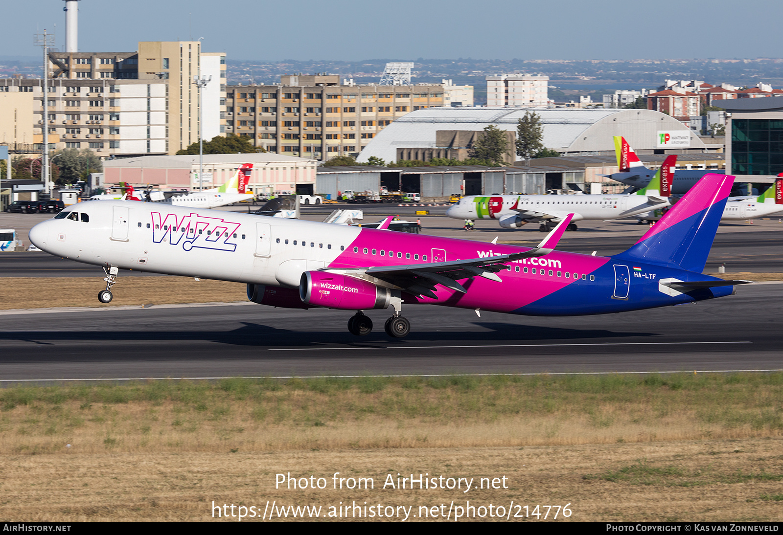 Aircraft Photo of HA-LTF | Airbus A321-231 | Wizz Air | AirHistory.net #214776