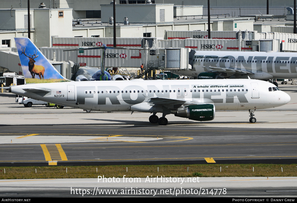 Aircraft Photo of N213FR | Airbus A320-214 | Frontier Airlines | AirHistory.net #214778