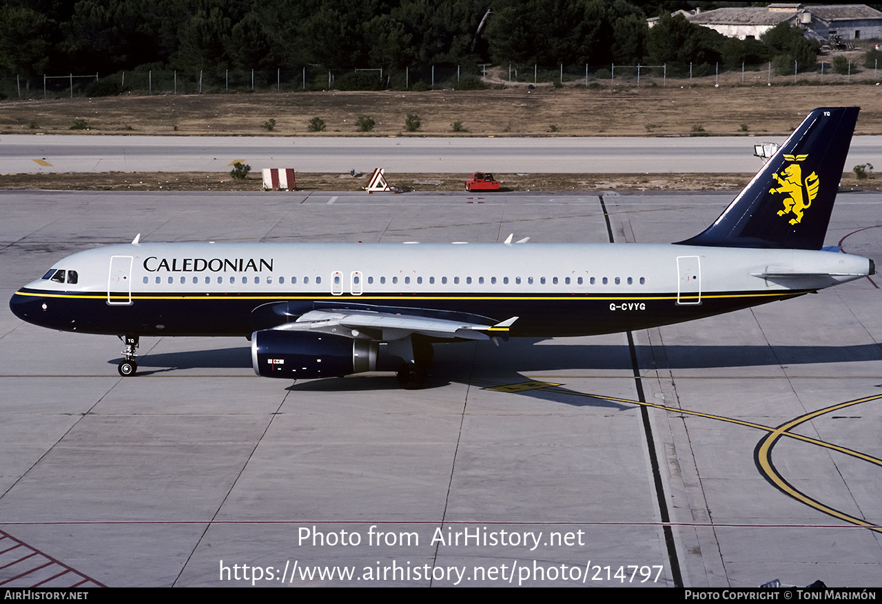 Aircraft Photo of G-CVYG | Airbus A320-231 | Caledonian Airways | AirHistory.net #214797