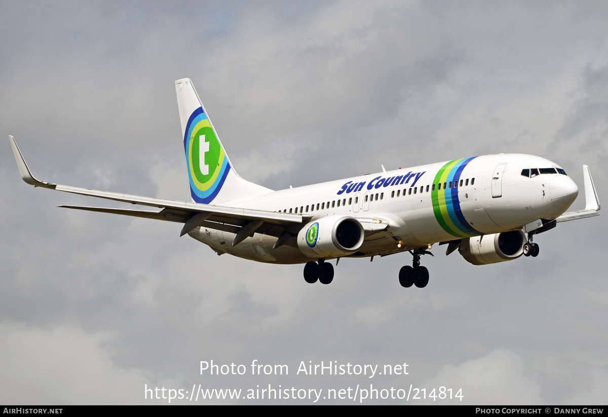 Aircraft Photo of PH-HZG | Boeing 737-8K2 | Sun Country Airlines | AirHistory.net #214814