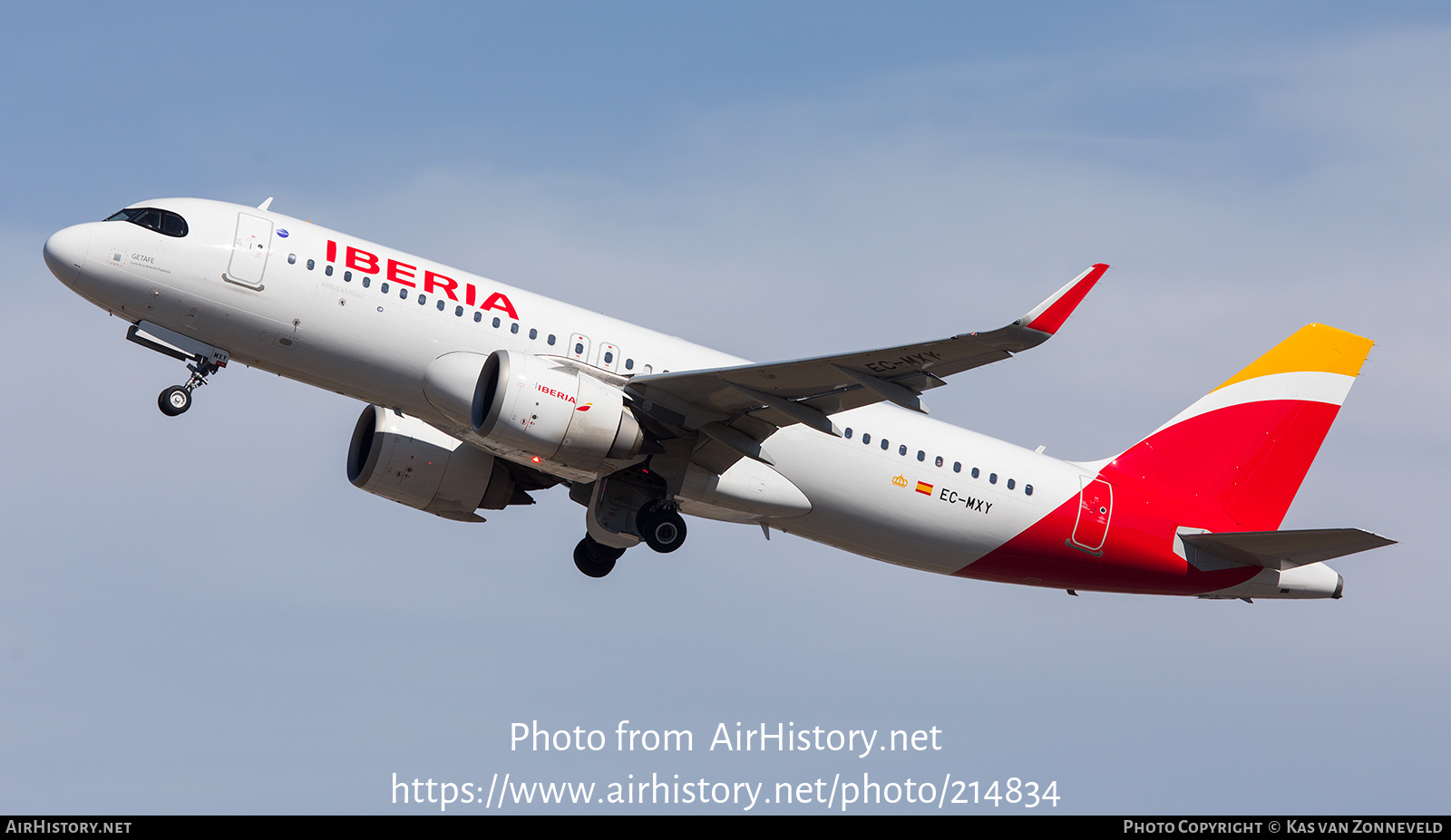 Aircraft Photo of EC-MXY | Airbus A320-251N | Iberia | AirHistory.net #214834