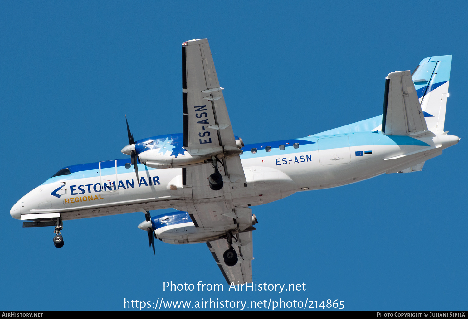 Aircraft Photo of ES-ASN | Saab 340A | Estonian Air Regional | AirHistory.net #214865