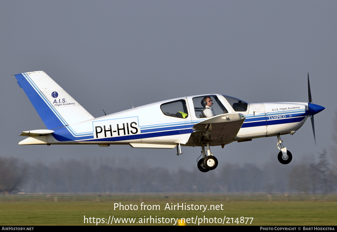 Aircraft Photo of PH-HIS | Socata TB-9 Tampico | A.I.S. Flight Academy | AirHistory.net #214877