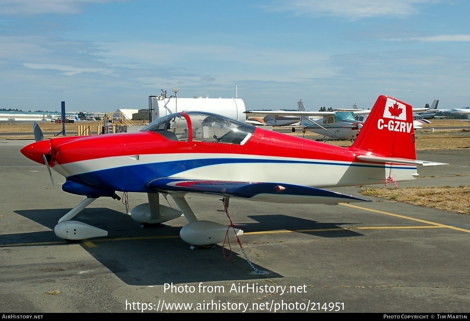 Aircraft Photo of C-GZRV | Van's RV-6A | AirHistory.net #214951