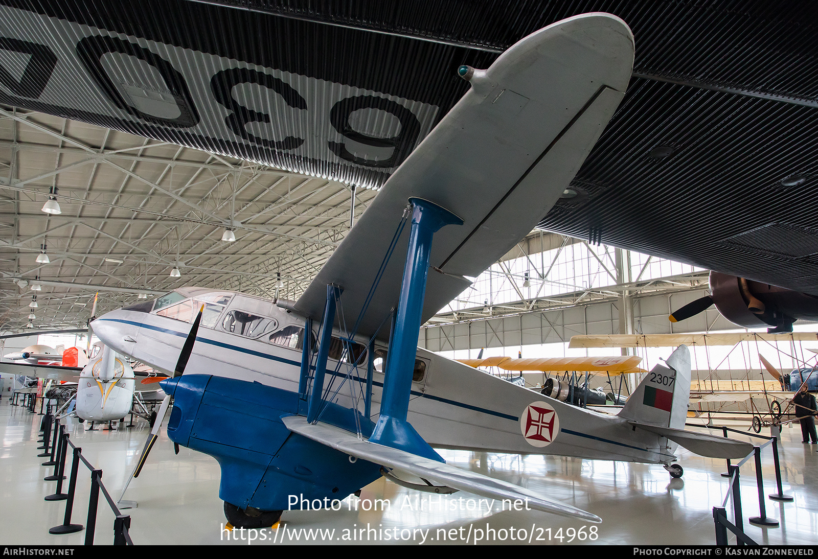 Aircraft Photo of 2307 | De Havilland D.H. 89A Dragon Rapide | Portugal - Air Force | AirHistory.net #214968