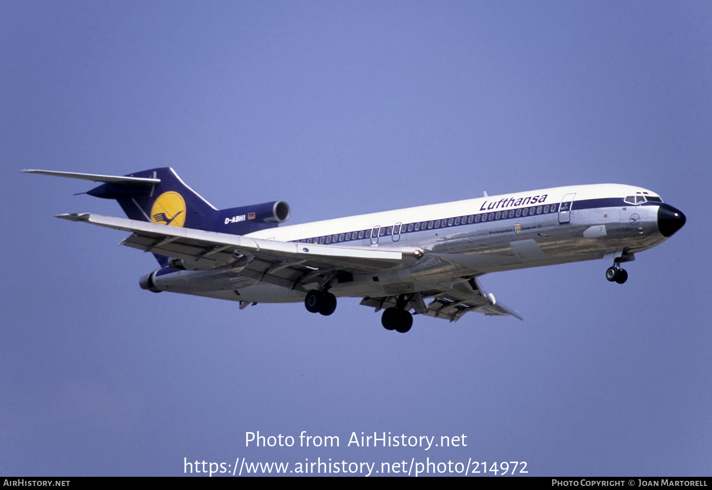 Aircraft Photo of D-ABHI | Boeing 727-230/Adv | Lufthansa | AirHistory.net #214972