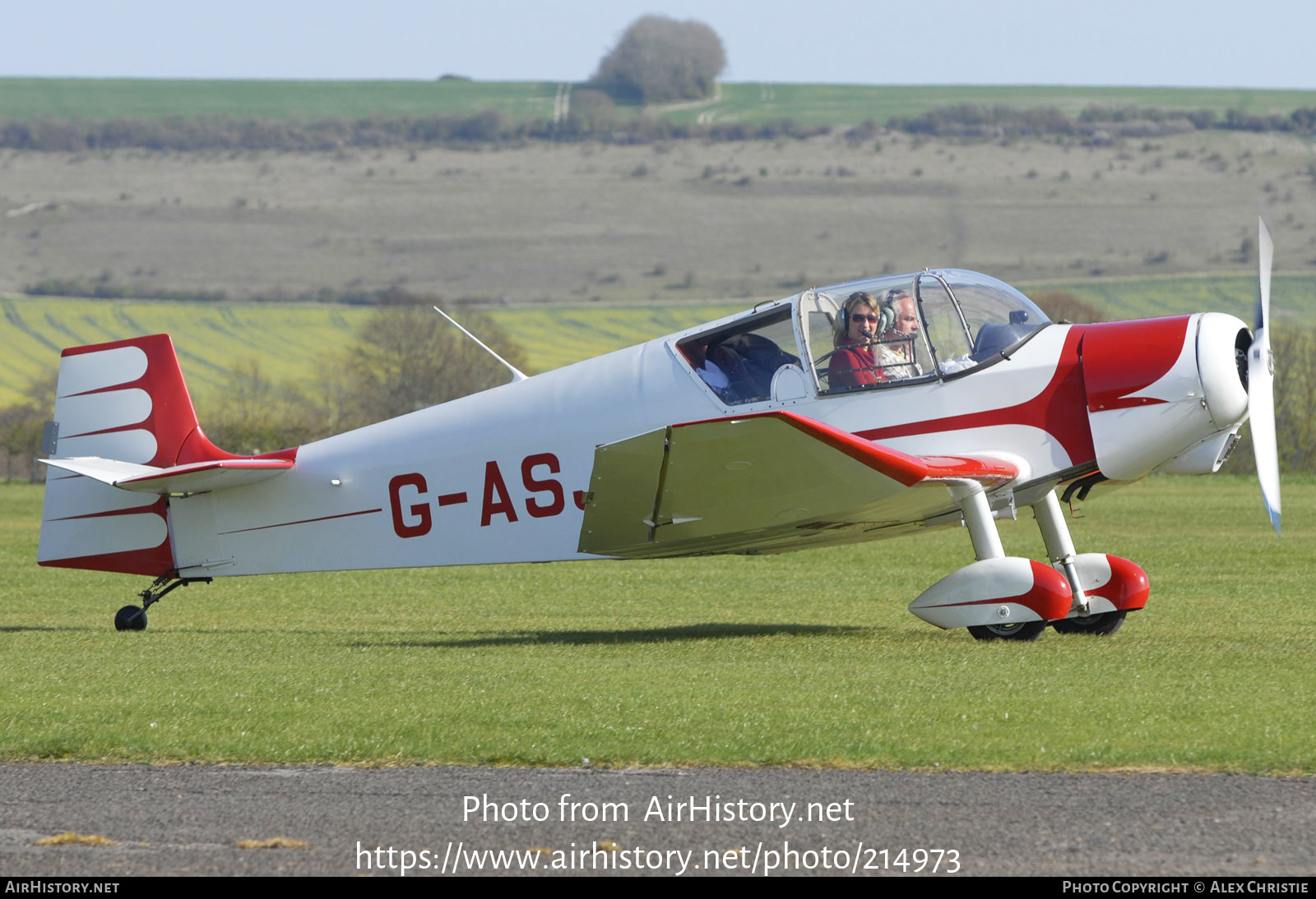 Aircraft Photo of G-ASJZ | SAN Jodel D-117A | AirHistory.net #214973