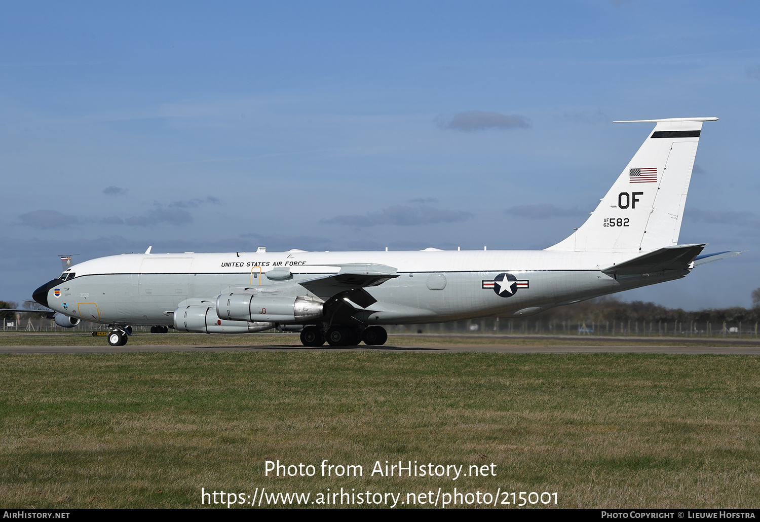 Aircraft Photo of 62-3582 / AF62-582 | Boeing WC-135C | USA - Air Force | AirHistory.net #215001