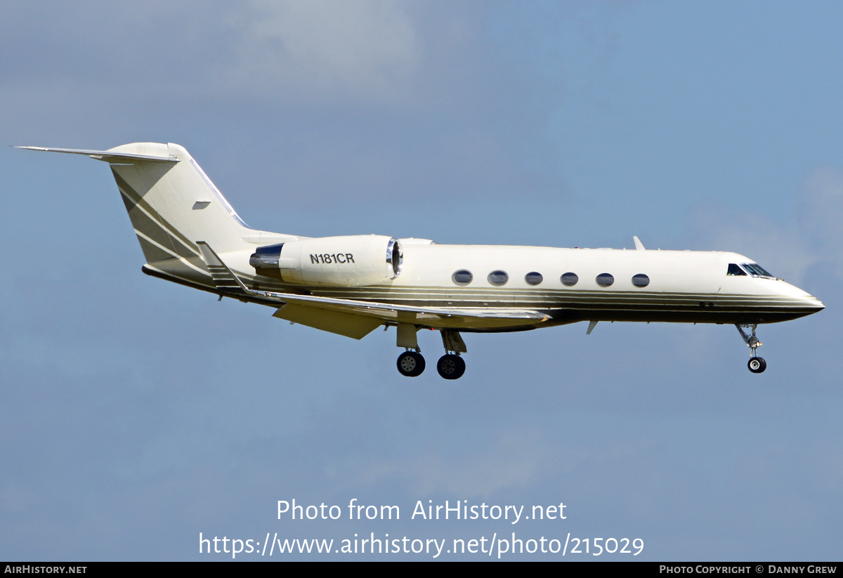 Aircraft Photo of N181CR | Gulfstream Aerospace G-IV Gulfstream IV | AirHistory.net #215029