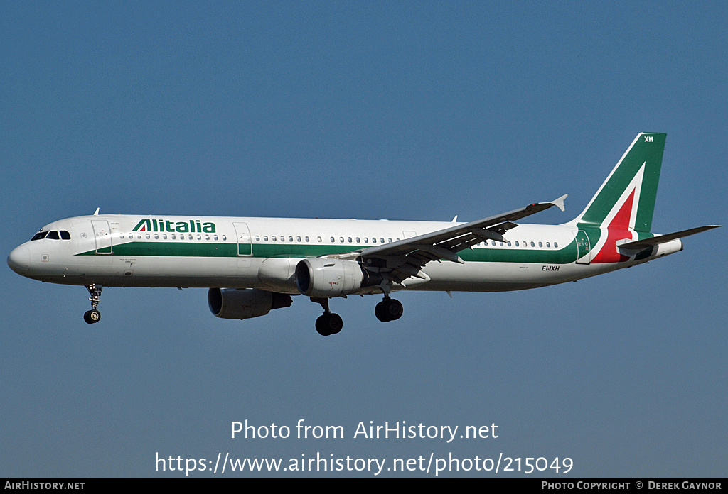 Aircraft Photo of EI-IXH | Airbus A321-112 | Alitalia | AirHistory.net #215049