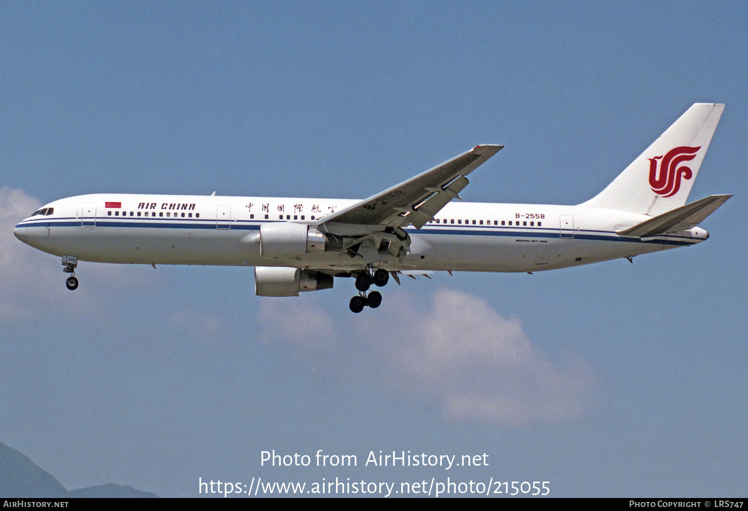 Aircraft Photo of B-2558 | Boeing 767-3J6 | Air China | AirHistory.net #215055