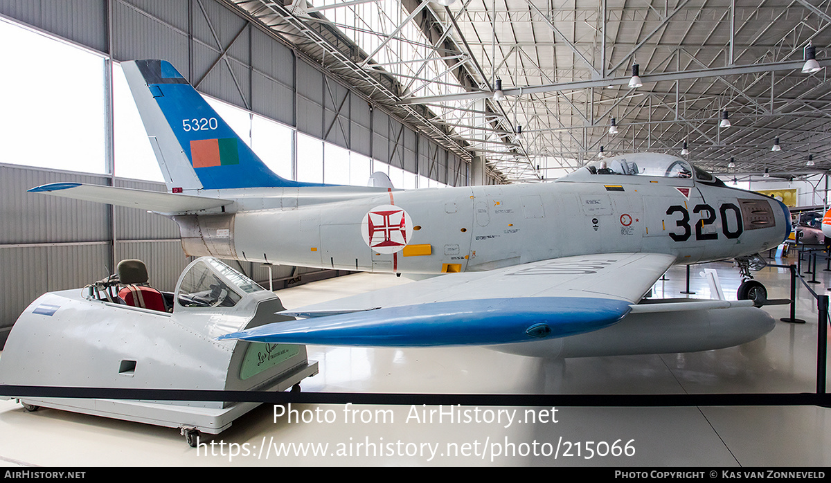 Aircraft Photo of 5320 | North American F-86F Sabre | Portugal - Air Force | AirHistory.net #215066