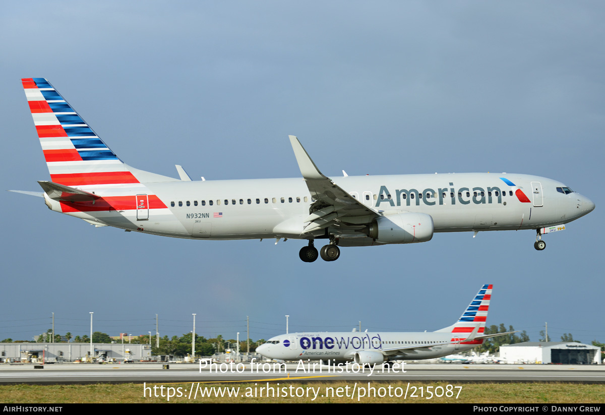 Aircraft Photo of N932NN | Boeing 737-823 | American Airlines | AirHistory.net #215087