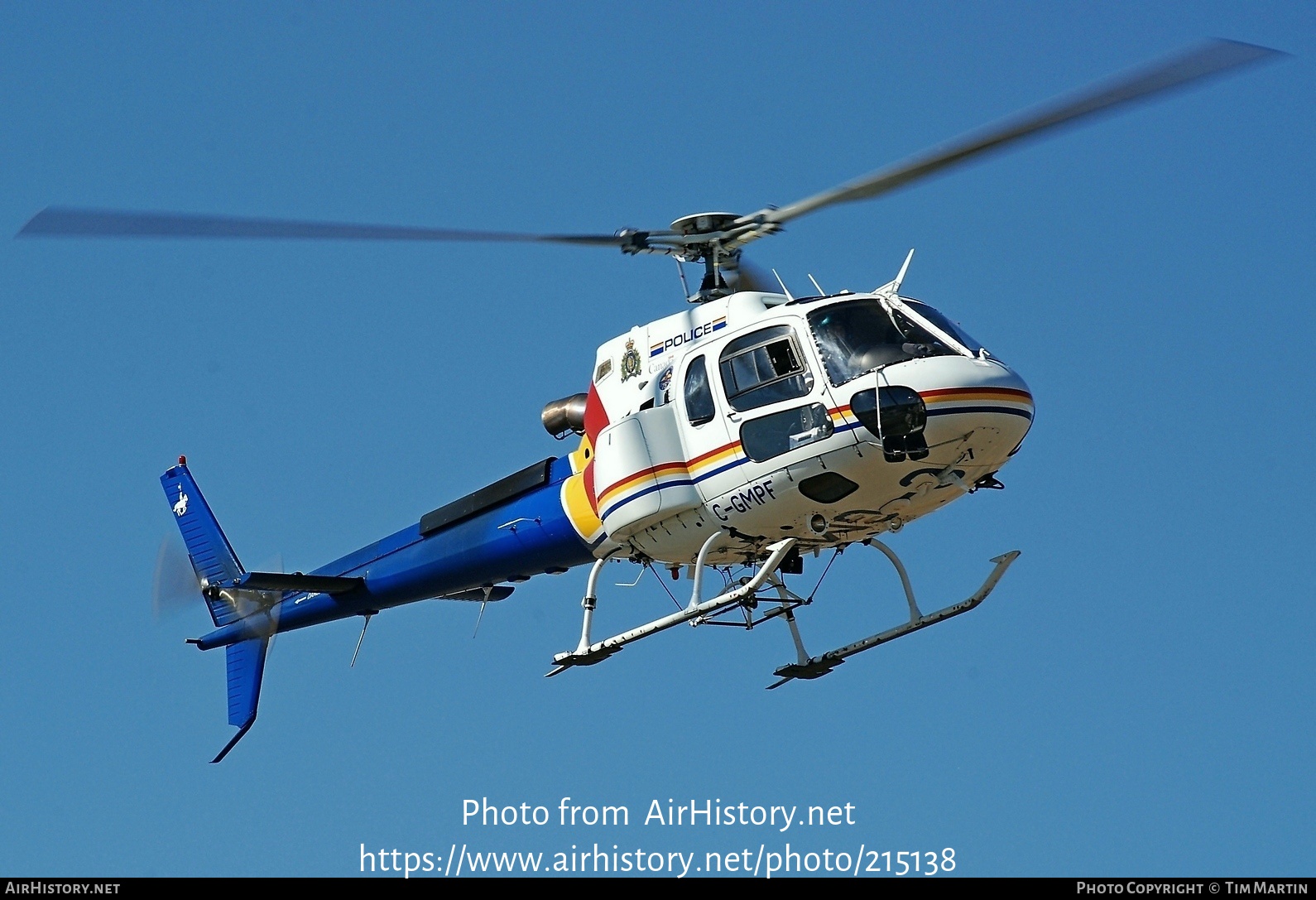 Aircraft Photo of C-GMPF | Aerospatiale AS-350B-3 Ecureuil | Royal Canadian Mounted Police | AirHistory.net #215138