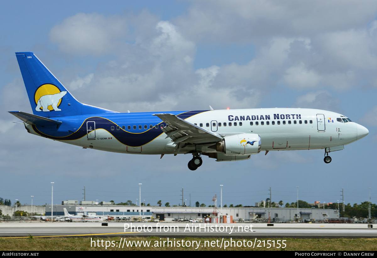 Aircraft Photo of C-GCNK | Boeing 737-36Q | Canadian North | AirHistory.net #215155