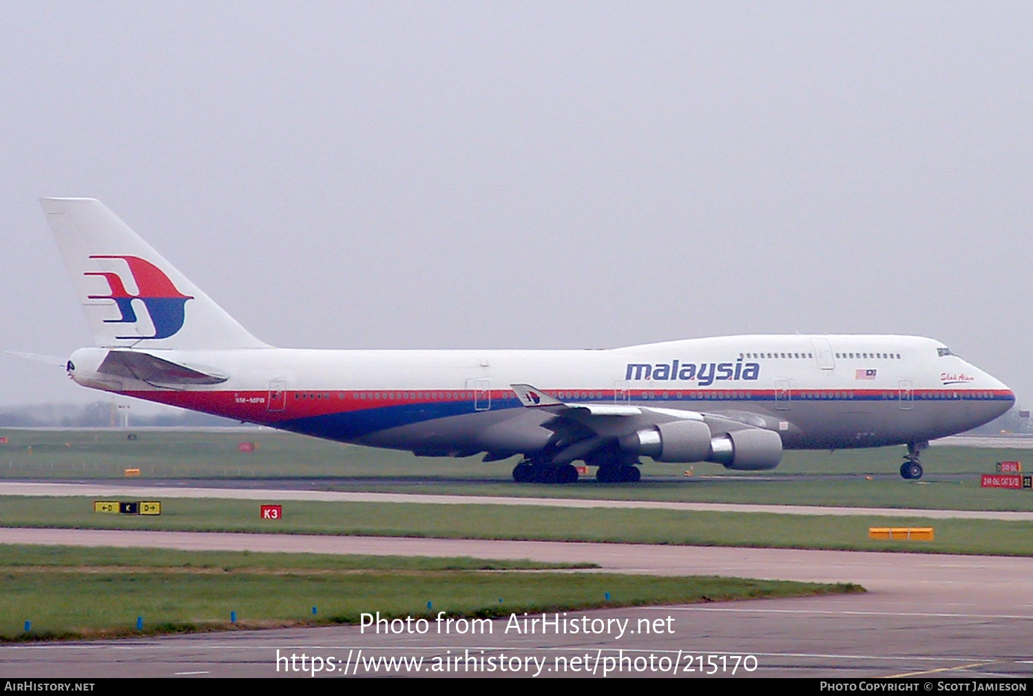 Aircraft Photo of 9M-MPB | Boeing 747-4H6 | Malaysia Airlines | AirHistory.net #215170