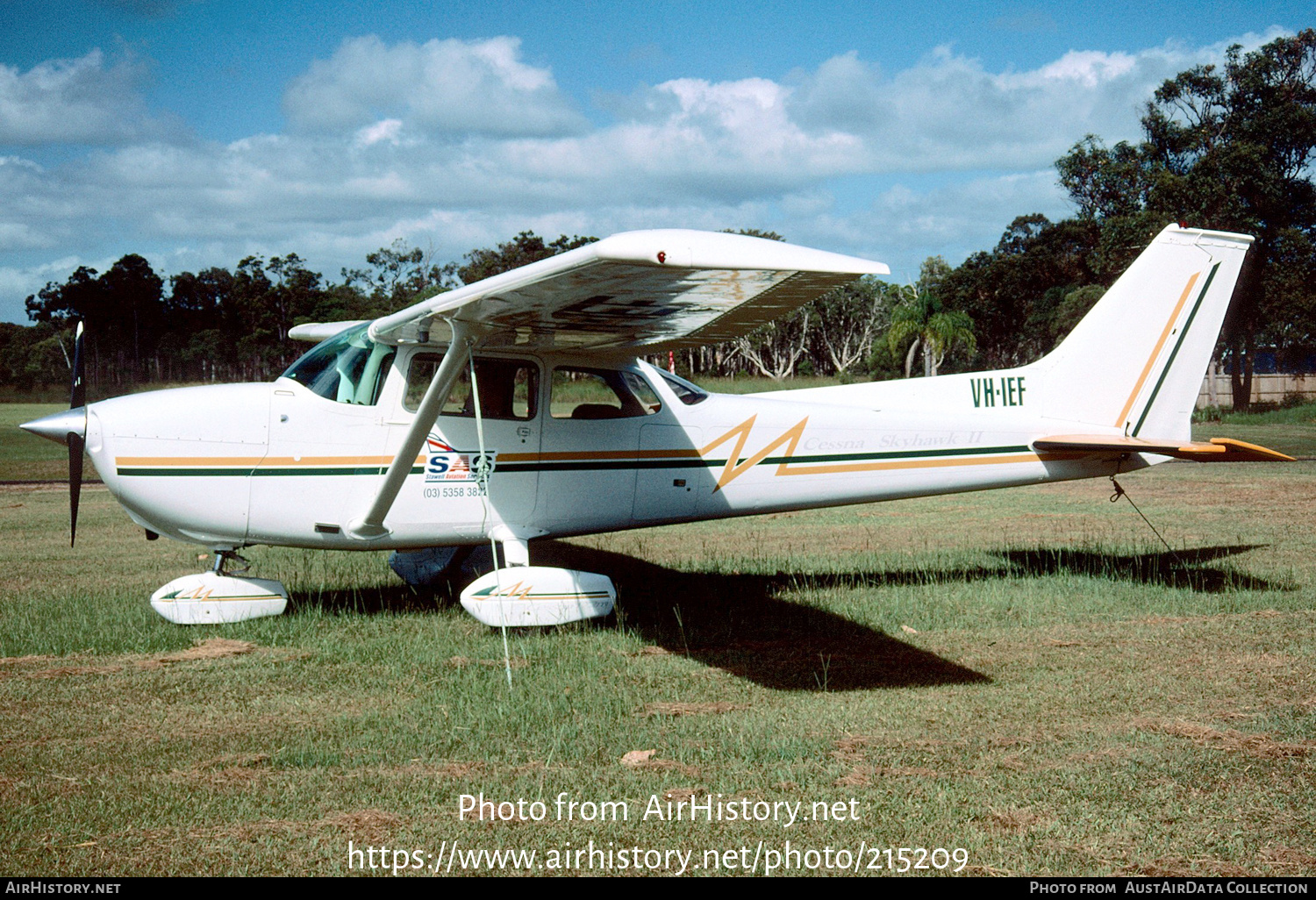 Aircraft Photo of VH-IEF | Cessna 172M Skyhawk | SAS - Stawell Aviation Services | AirHistory.net #215209