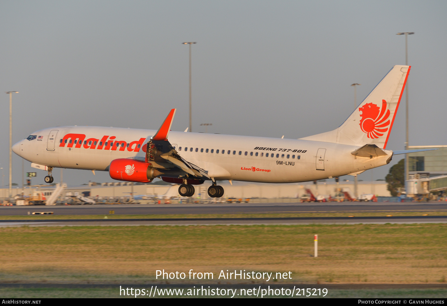 Aircraft Photo of 9M-LNU | Boeing 737-8GP | Malindo Air | AirHistory.net #215219