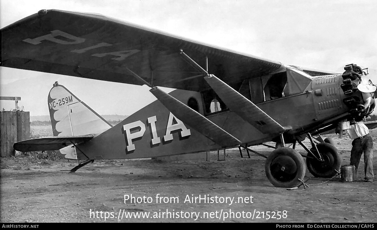 Aircraft Photo of NC259M | Bellanca CH-300 Pacemaker | Pacific International Airways - PIA | AirHistory.net #215258