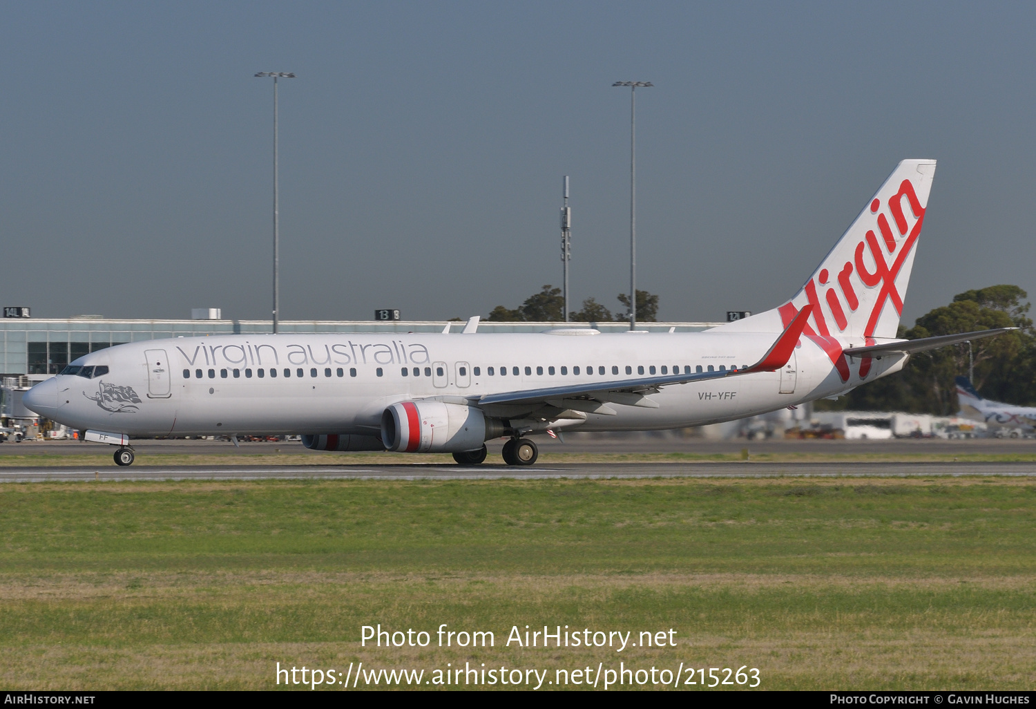 Aircraft Photo of VH-YFF | Boeing 737-8FE | Virgin Australia Airlines | AirHistory.net #215263