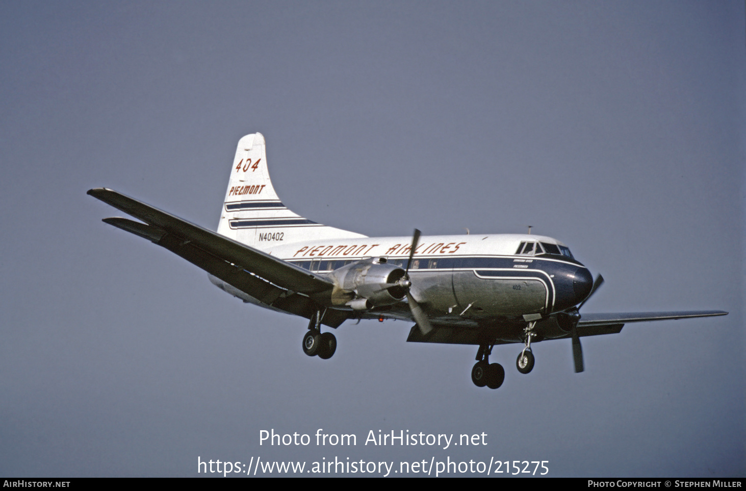 Aircraft Photo of N40402 | Martin 404 | Piedmont Airlines | AirHistory.net #215275