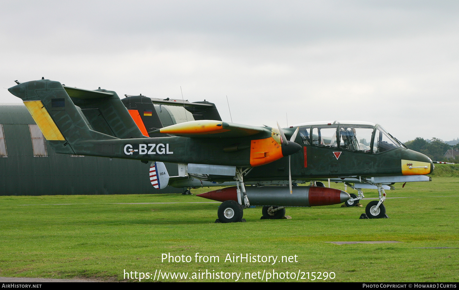 Aircraft Photo of G-BZGL | North American Rockwell OV-10B Bronco | AirHistory.net #215290