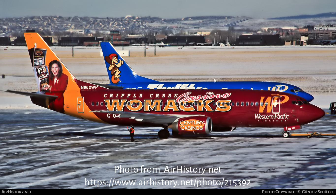 Aircraft Photo of N962WP | Boeing 737-3Y0 | Western Pacific Airlines | AirHistory.net #215392