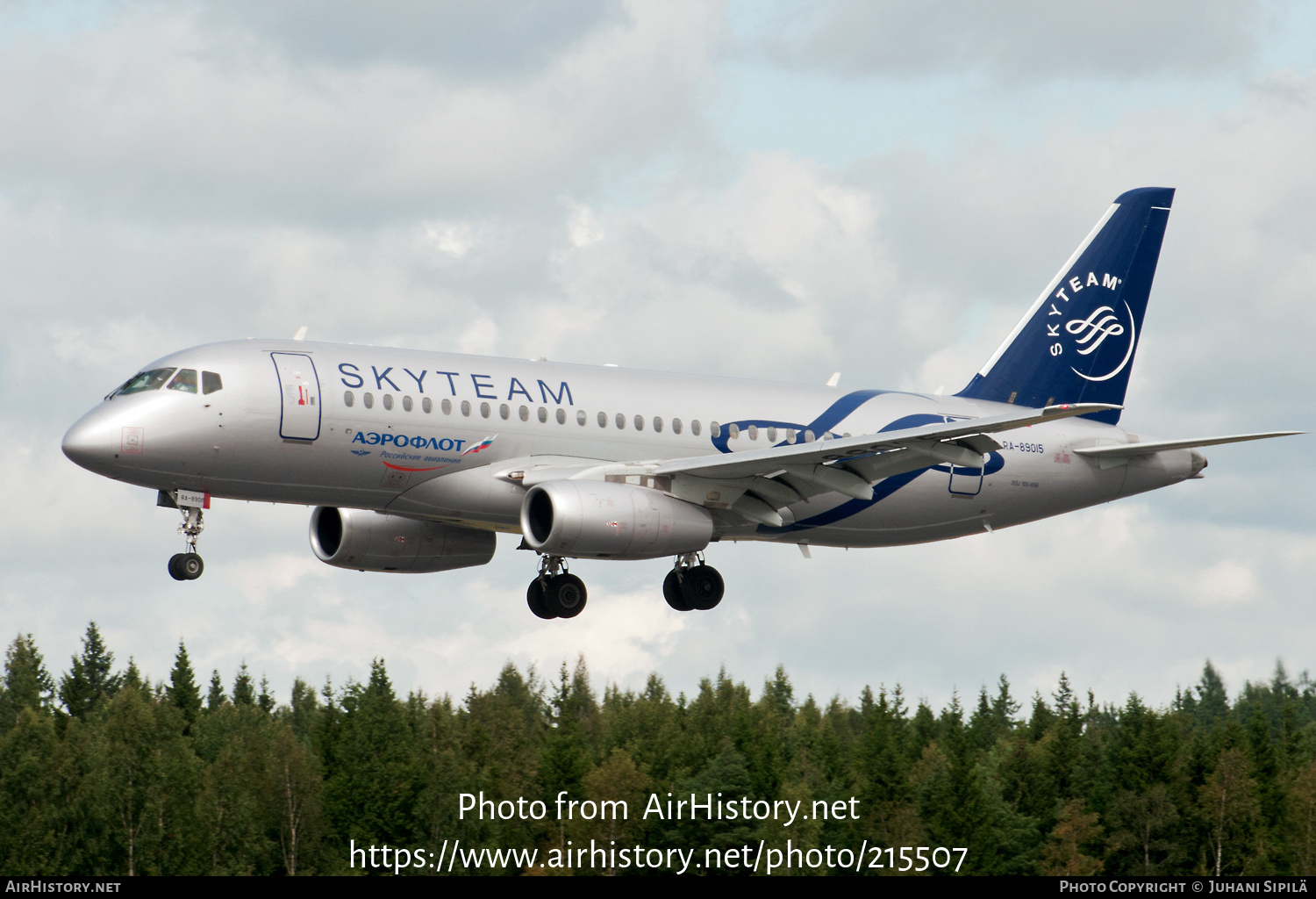 Aircraft Photo of RA-89015 | Sukhoi SSJ-100-95B Superjet 100 (RRJ-95B) | Aeroflot - Russian Airlines | AirHistory.net #215507