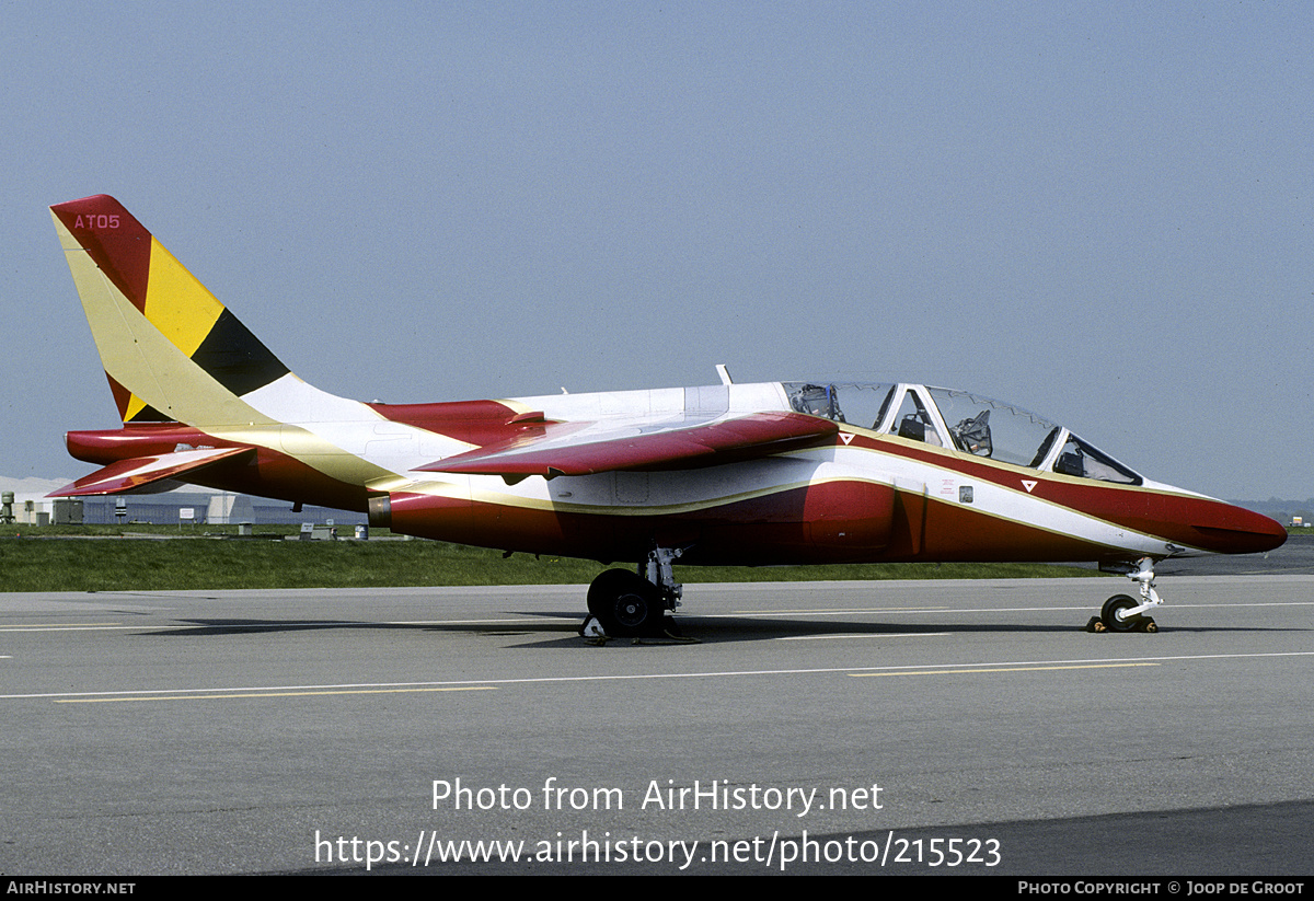 Aircraft Photo of AT05 | Dassault-Dornier Alpha Jet 1B | Belgium - Air Force | AirHistory.net #215523