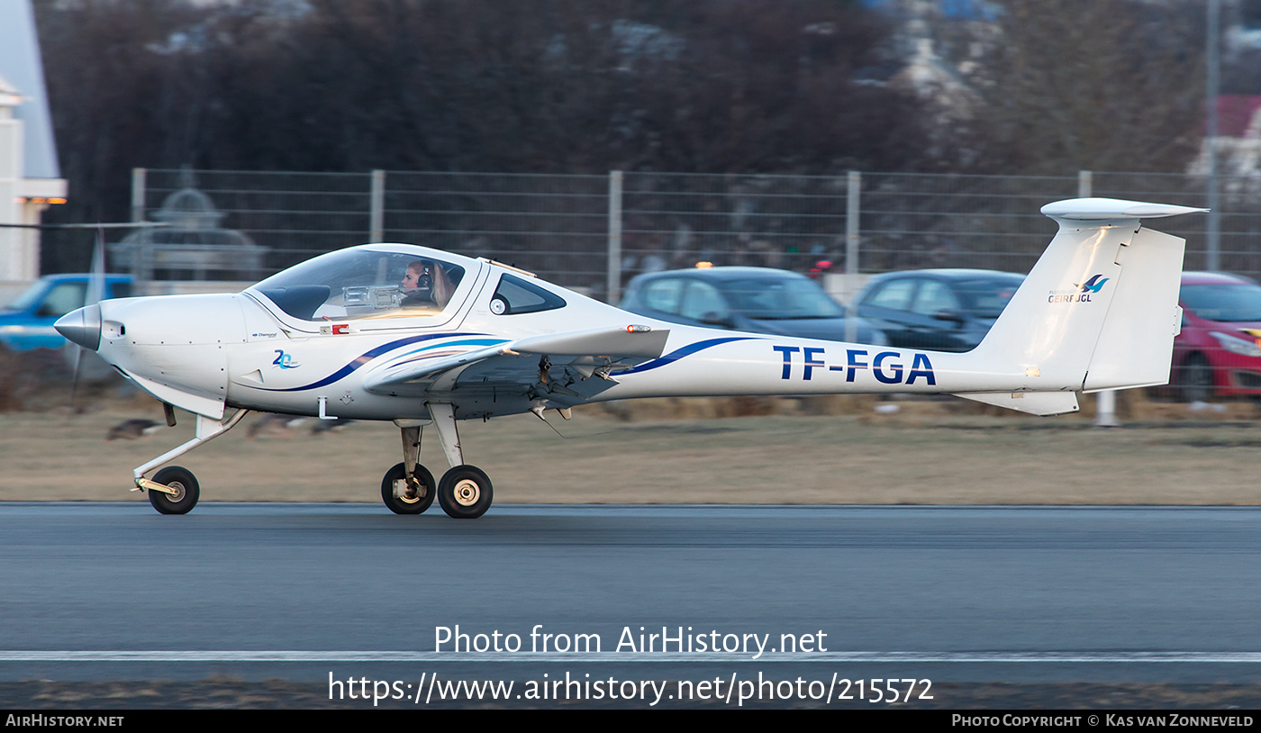 Aircraft Photo of TF-FGA | Diamond DA20C-1 Eclipse | Flugfélagið Geirfugl | AirHistory.net #215572