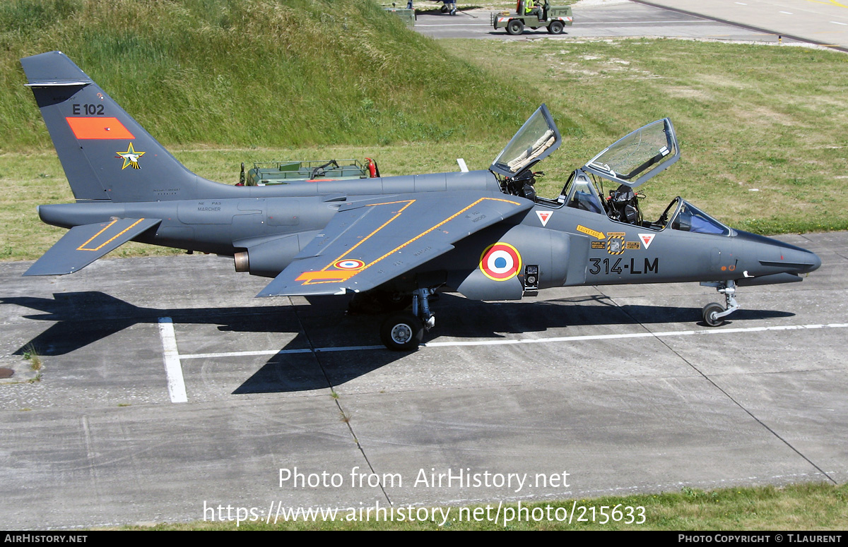 Aircraft Photo of E102 | Dassault-Dornier Alpha Jet E | France - Air Force | AirHistory.net #215633