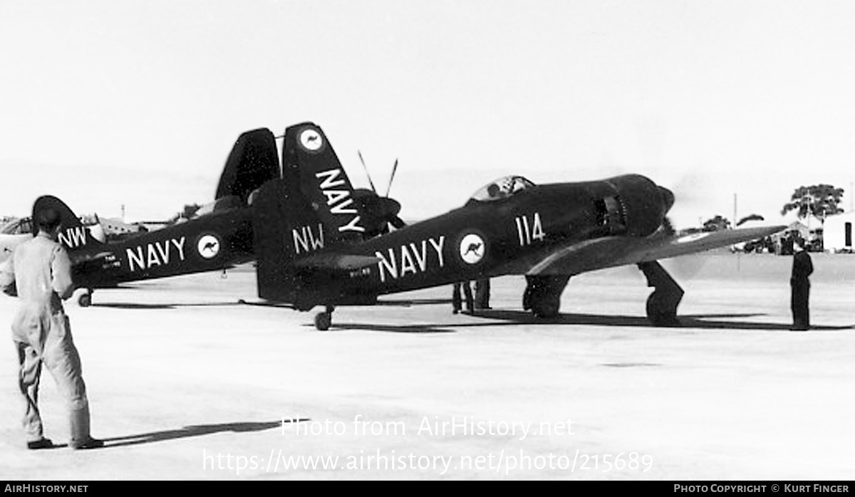 Aircraft Photo of WH588 | Hawker Sea Fury FB11 | Australia - Navy | AirHistory.net #215689