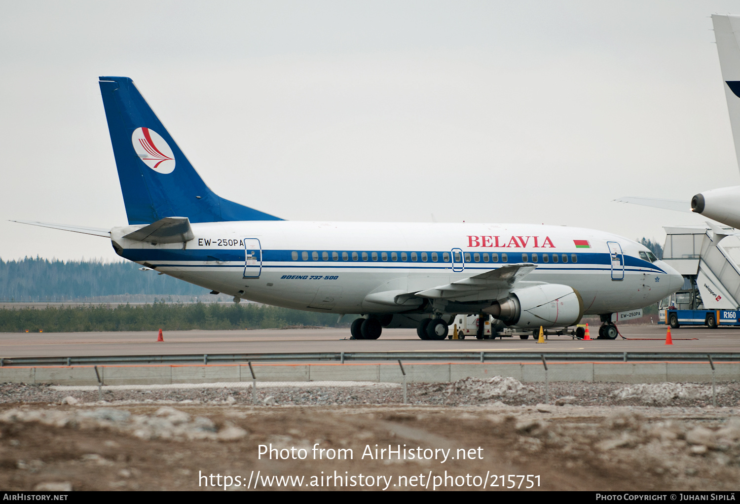 Aircraft Photo of EW-250PA | Boeing 737-524 | Belavia | AirHistory.net #215751