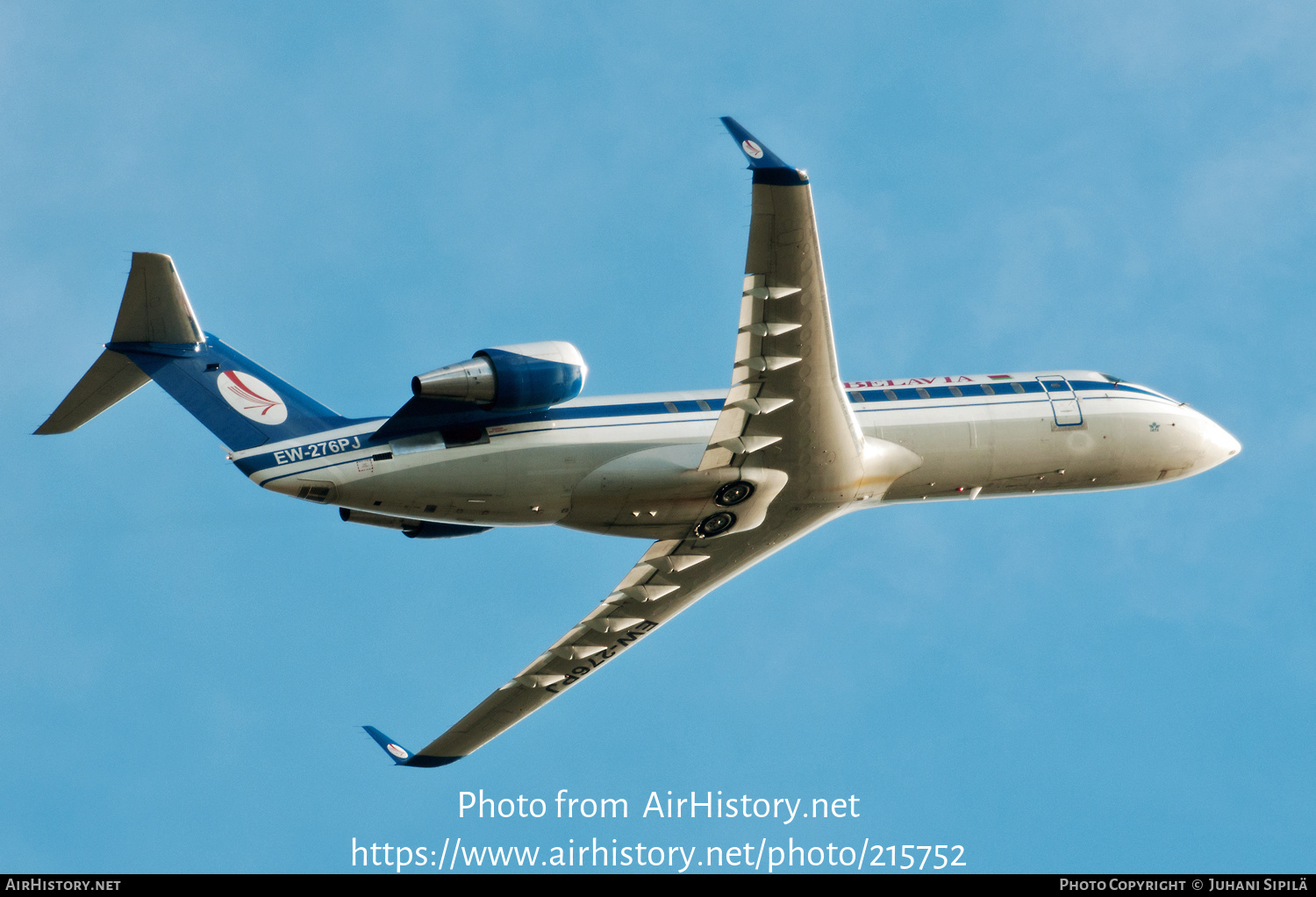 Aircraft Photo of EW-276PJ | Bombardier CRJ-200ER (CL-600-2B19) | Belavia | AirHistory.net #215752