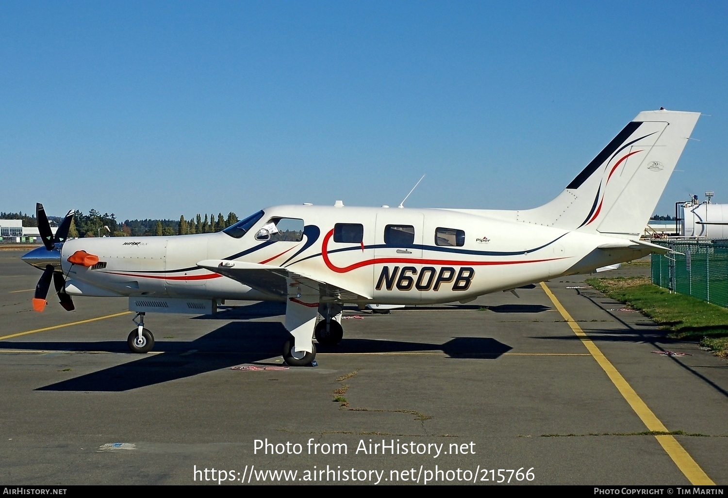 Aircraft Photo of N60PB | Piper PA-46-350P Malibu Mirage/Jetprop DLX | AirHistory.net #215766