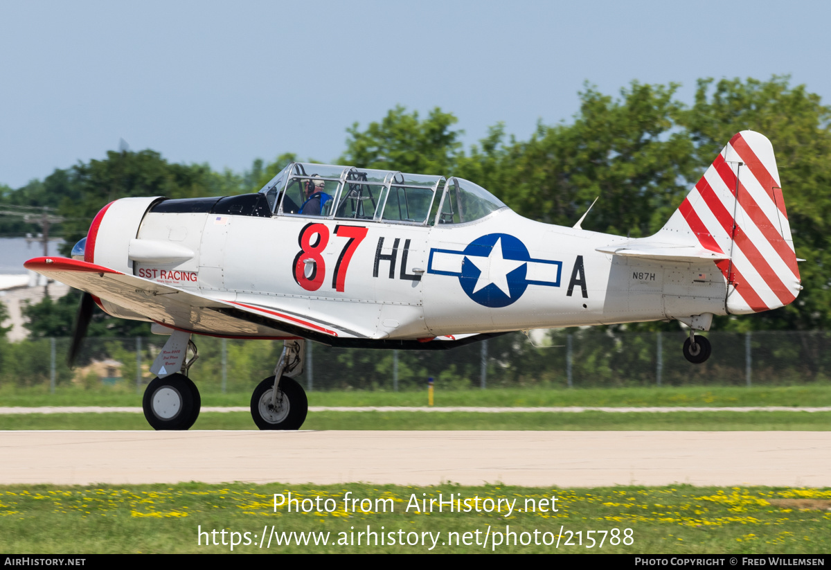 Aircraft Photo of N87H | North American AT-6D Texan | USA - Air Force | AirHistory.net #215788