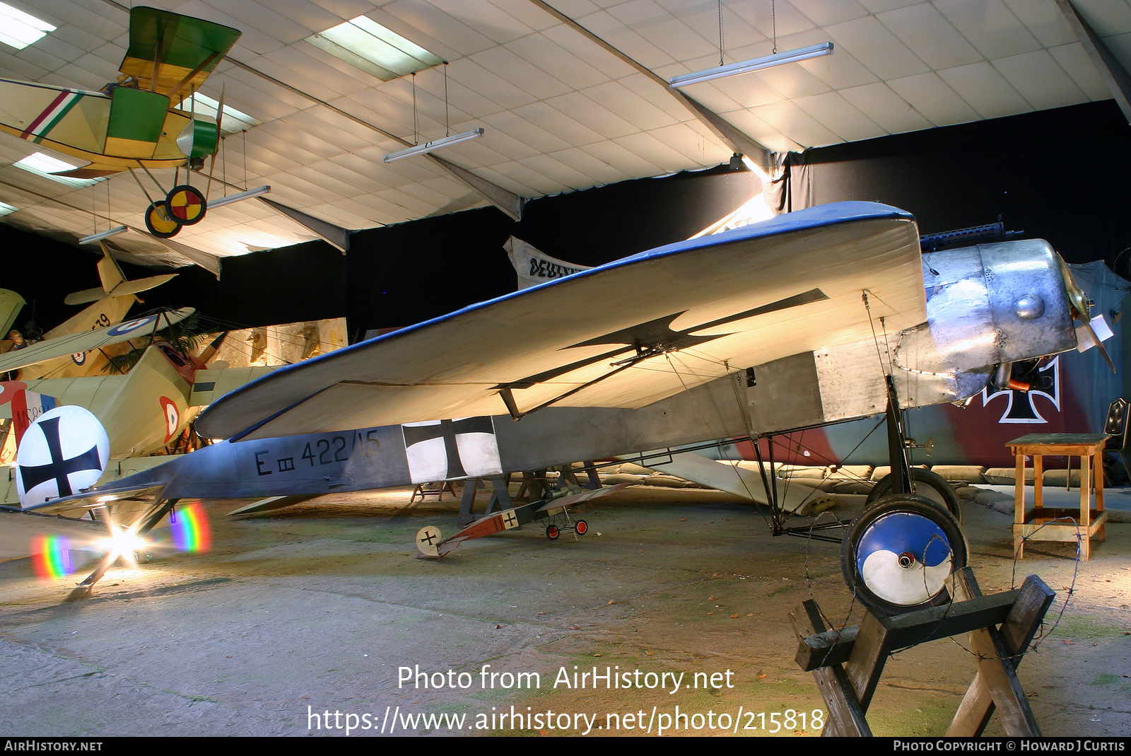 Aircraft Photo of G-AVJO / 422/15 | Fokker E.III Eindecker Replica | Germany - Air Force | AirHistory.net #215818