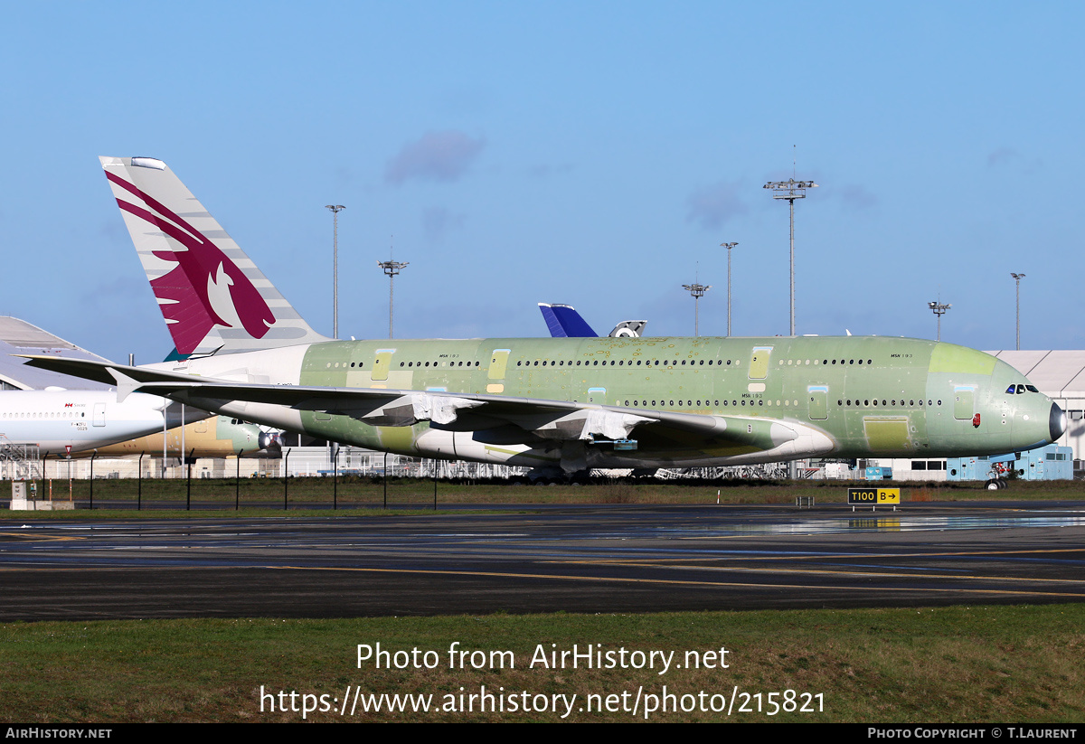 Aircraft Photo of F-WWSD | Airbus A380-861 | Qatar Airways | AirHistory.net #215821